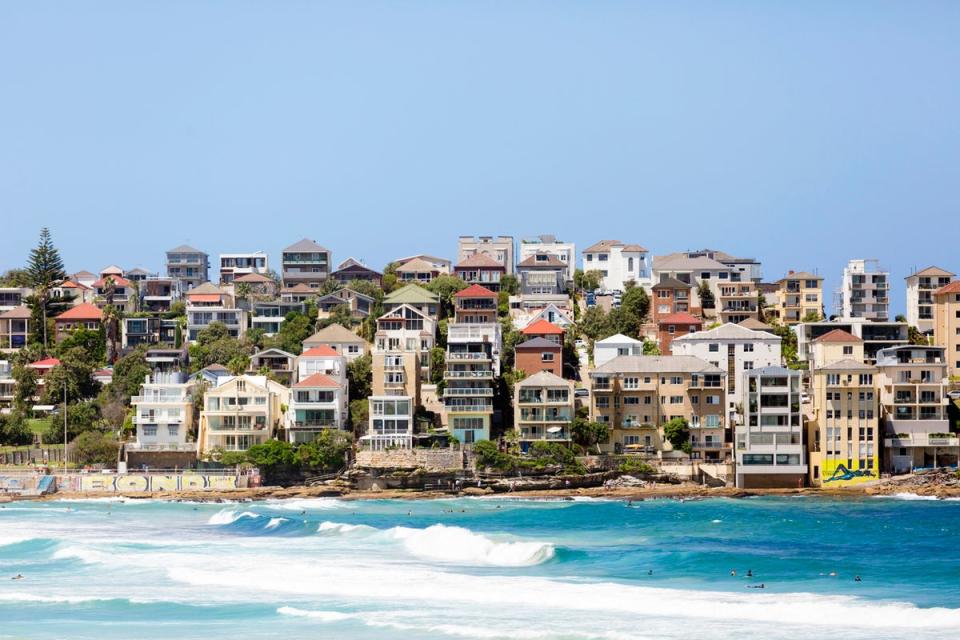 Wealthy Sydneysiders have surf-facing houses to drool over in Bondi (Getty Images)