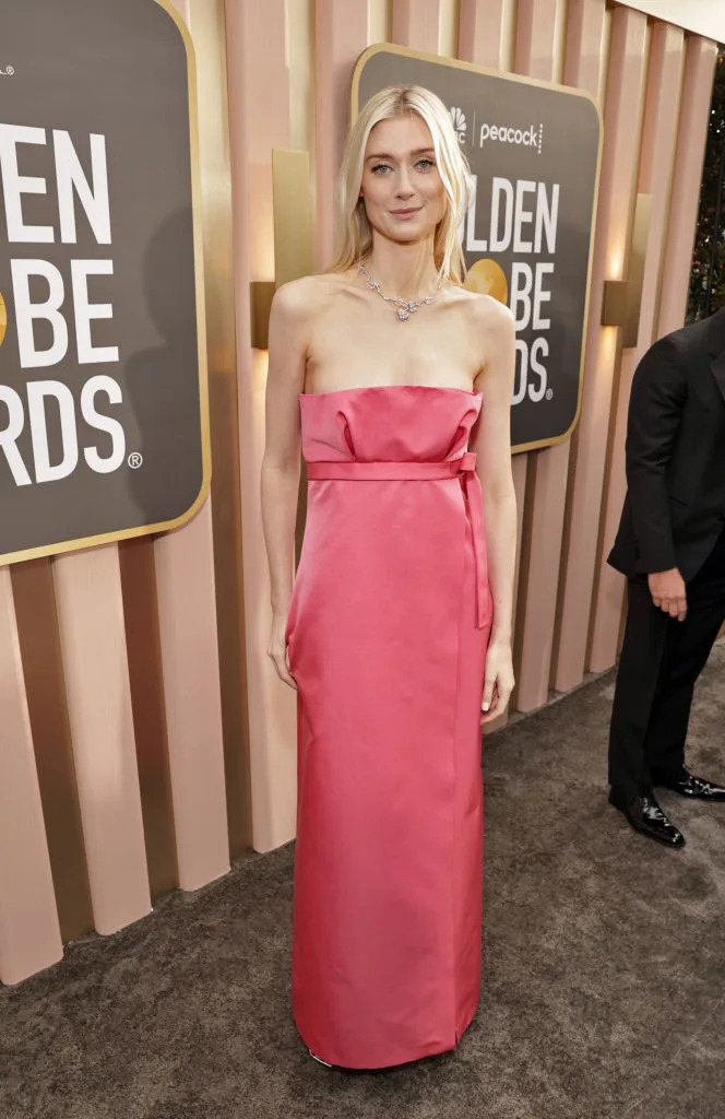 Elizabeth Debicki attends the 80th Annual Golden Globe Awards on Jan. 10 at the Beverly Hilton in Beverly Hills, Calif. (Photo: Todd Williamson/NBC/NBC via Getty Images)