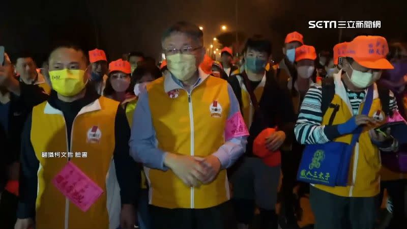 民眾黨主席柯文哲去年有全程參與白沙屯媽祖進香，今年因黨務繁忙沒有參與。（圖／翻攝自柯文哲臉書）