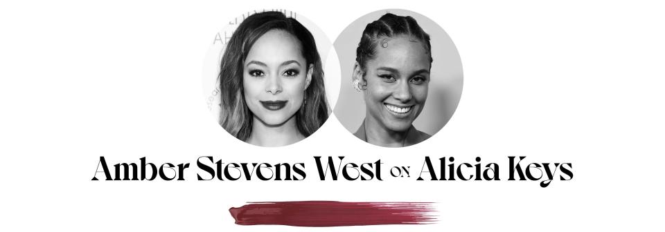 <h1 class="title">Amber Stevens West on Alicia Keys.jpg</h1><cite class="credit">Amber: Gregg DeGuire/Getty Images<br> Alicia: Steve Granitz/Getty Images </cite>