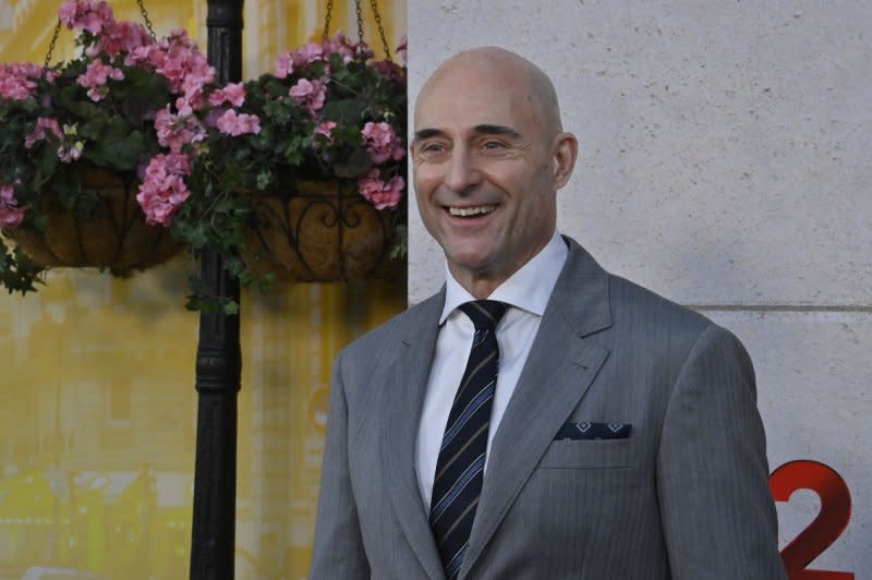 Mark Strong attends the Los Angeles premiere of "Murder Mystery 2" in 2023. File Photo by Jim Ruymen/UPI