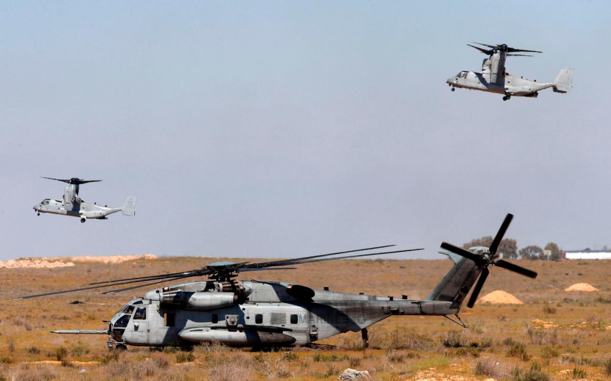 A US army Sikorsky CH-53E Super Stallion - AFP