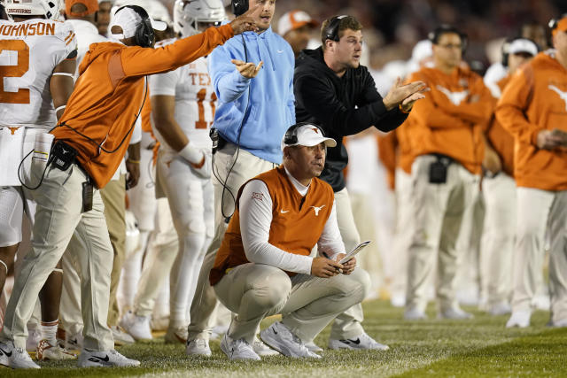 NCAA football: Texas coach responds to NSFW rant from assistant