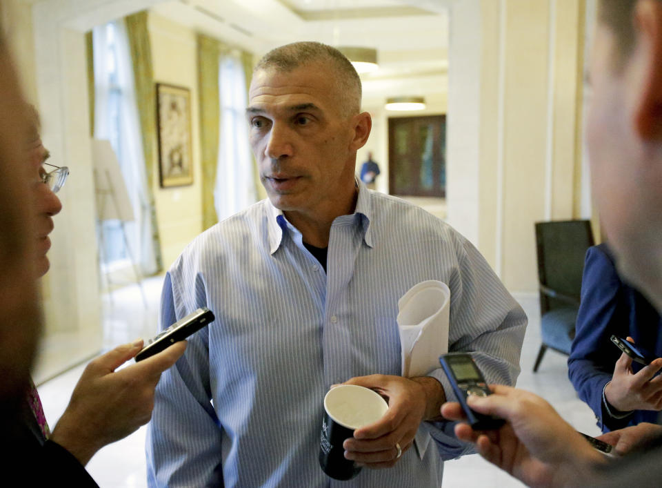 Joe Girardi should be a hot managerial candidate during the offseason. (AP Photo/John Raoux)