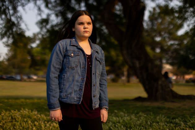 Since leaving Texas in 2017 to avoid anti-trans legislation, Skyler has had recurring nightmares of being kidnapped and taken away by strangers, her mother says. (Photo: Adriana Zehbrauskas for HuffPost)