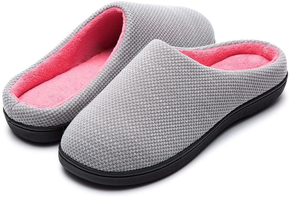 RockDove Women's Original Two-Tone Memory Foam Slippers are on sale during Prime Day 2020. 