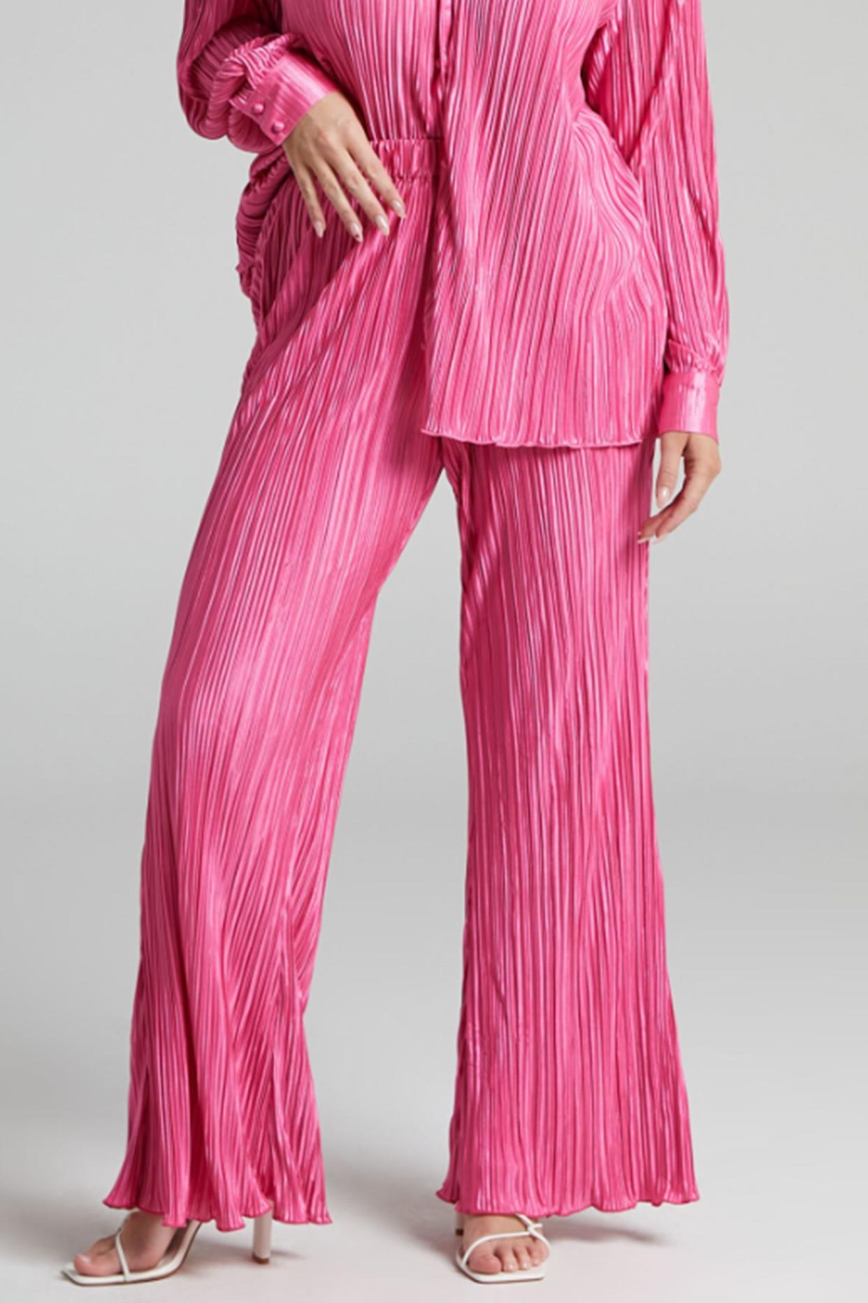 <p><a href="https://go.redirectingat.com?id=74968X1596630&url=https%3A%2F%2Fwww.showpo.com%2Fus%2Fbeca-plisse-flared-pants-in-pink.html&sref=https%3A%2F%2Fwww.elle.com%2Ffashion%2Fshopping%2Fg44119015%2Fbest-summer-pants-for-women%2F" rel="nofollow noopener" target="_blank" data-ylk="slk:Shop Now;elm:context_link;itc:0;sec:content-canvas" class="link rapid-noclick-resp">Shop Now</a></p><p>Beca High Waisted Plisse Flared Pants </p><p>$69.95</p><p>showpo.com</p>