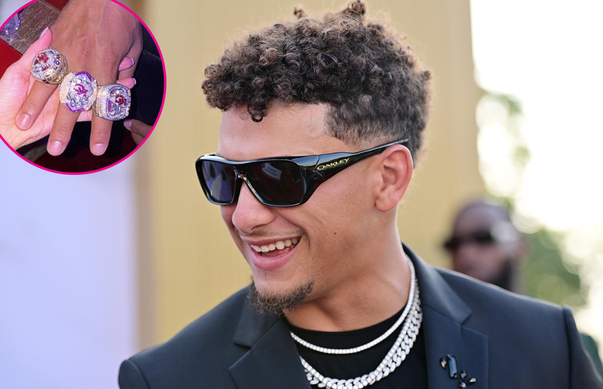 Patrick Mahomes Kansas City Chiefs Super Bowl Ring Ceremony