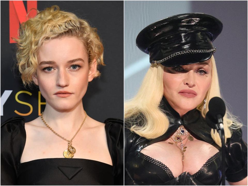 Julia Garner is reportedly lined up to play Madonna in a feature film about her life (Getty Images)