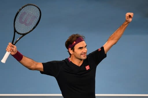 Switzerland's Roger Federer came from behind in a super tie-breaker