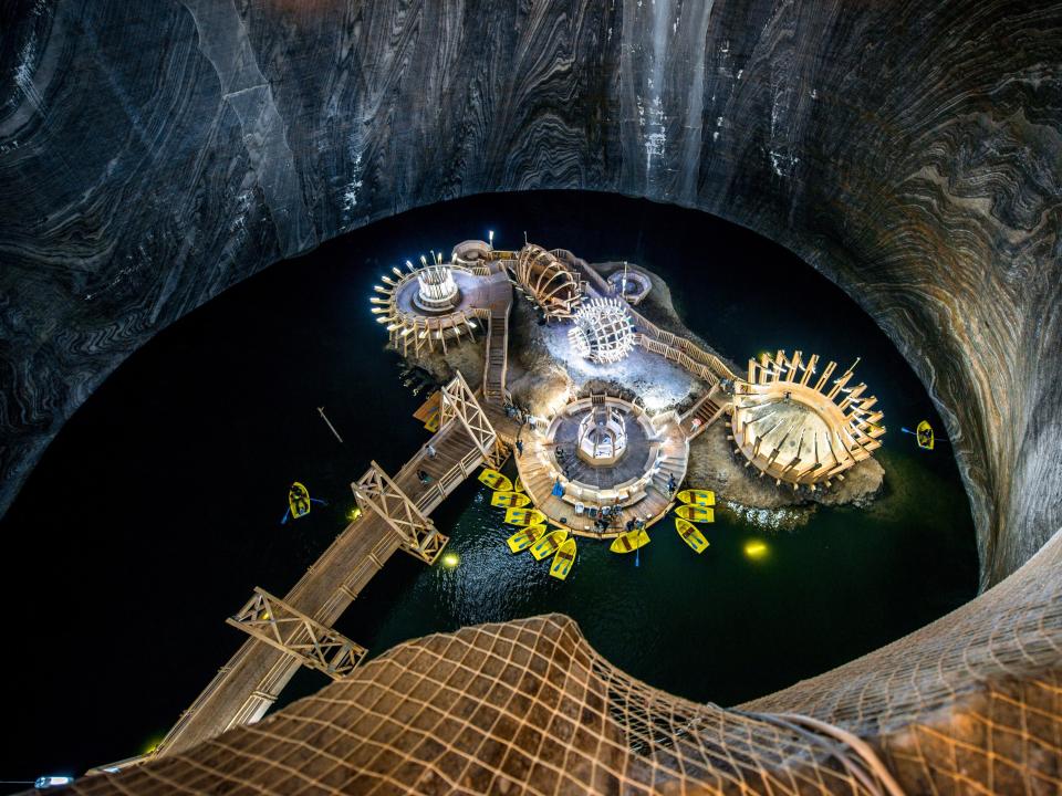 Salina Turda from above