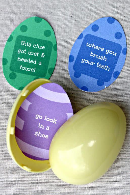 easter games for kids clues