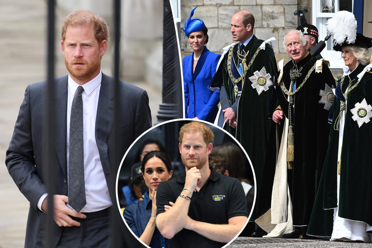 Prince Harry, Duke of Sussex, arriving at the Royal Courts of Justice in London for a lawsuit against Associated Newspapers on March 30, 2023