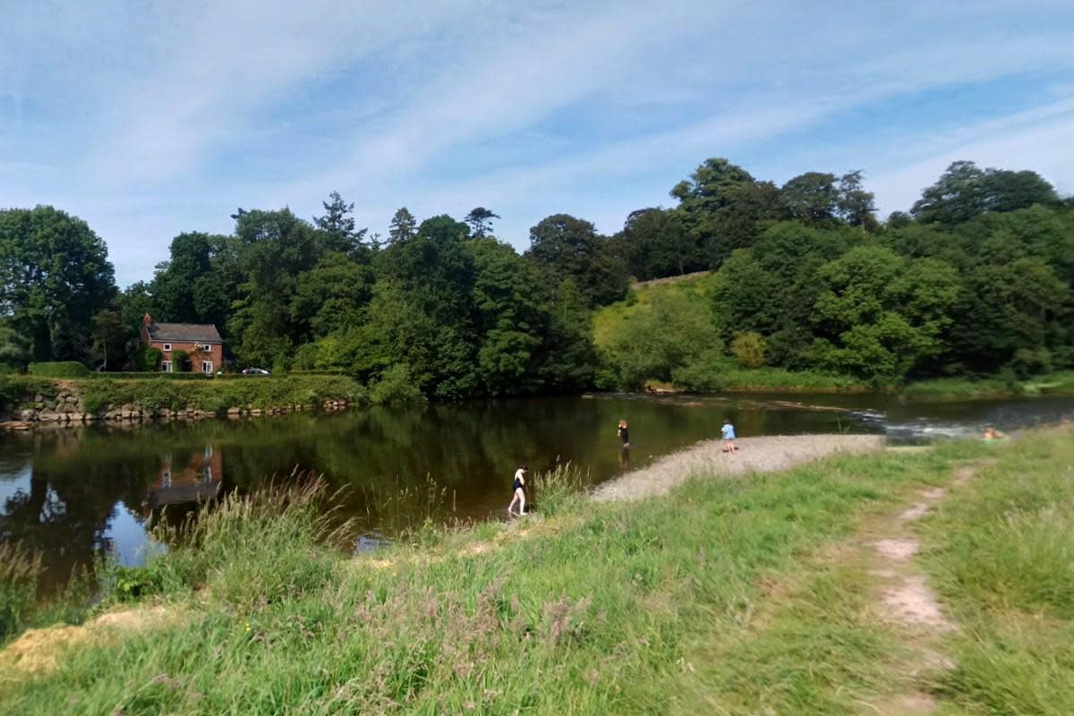 The the Warren at Hay-on-Wye is a popular bathing spot - despite the dangers <i>(Image: Google)</i>