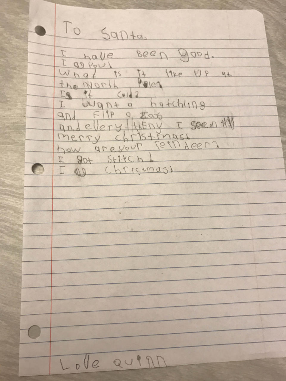 "I want a Hatchling, Flip a zoos, and everything I see on TV."