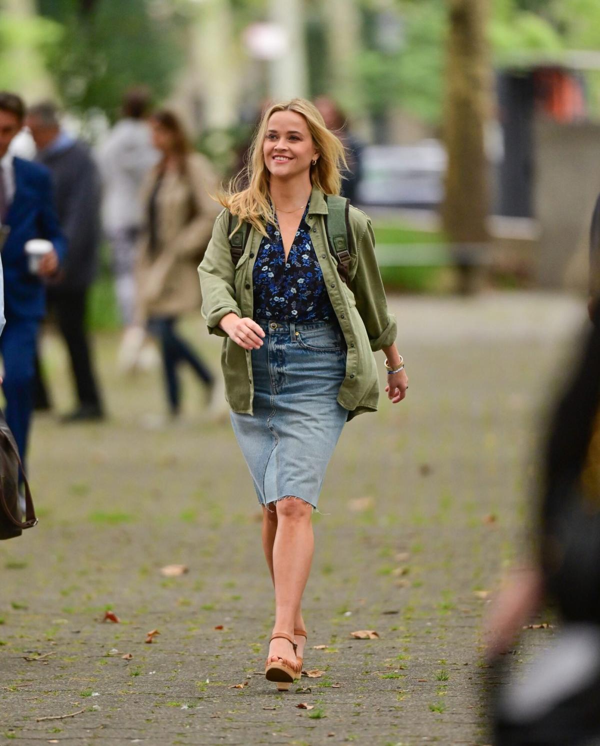 Reese Witherspoon can't get enough of this fuzzy footwear and