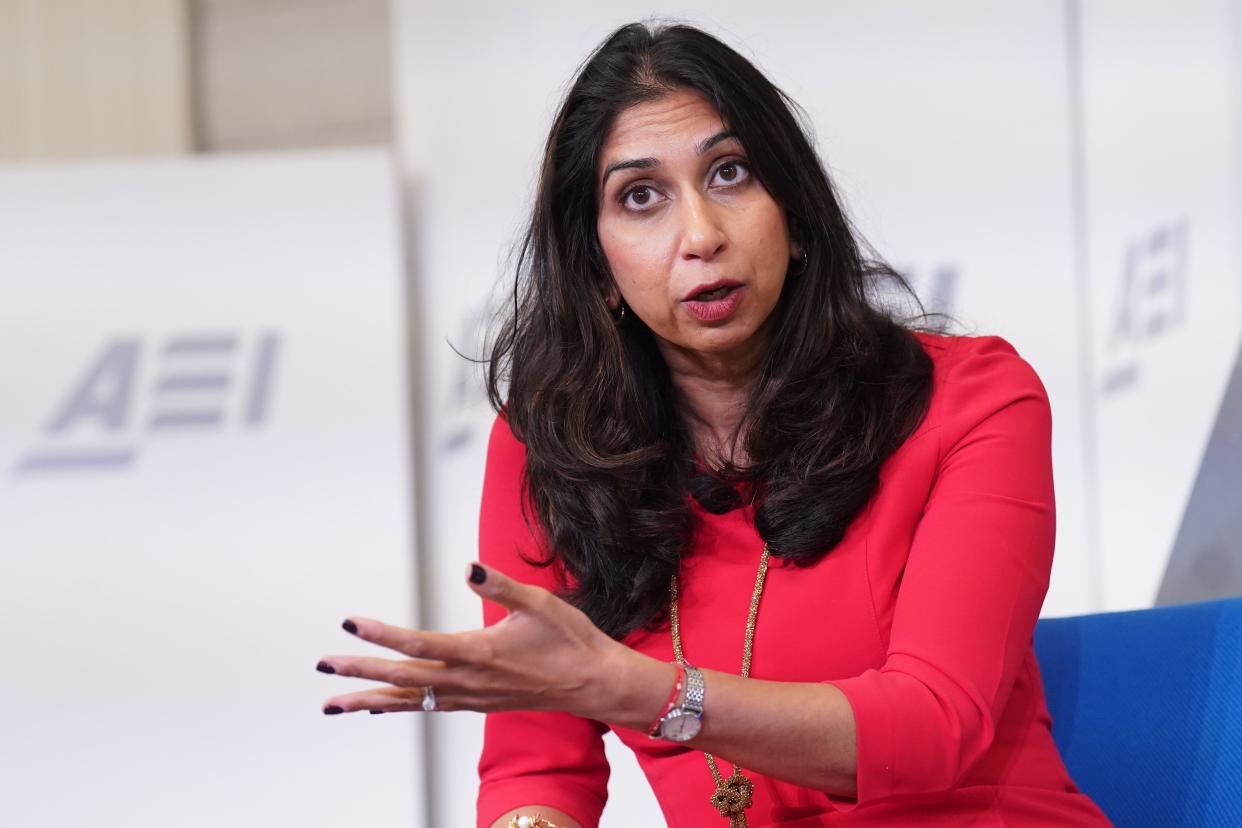 File photo: Suella Braverman (PA Wire)