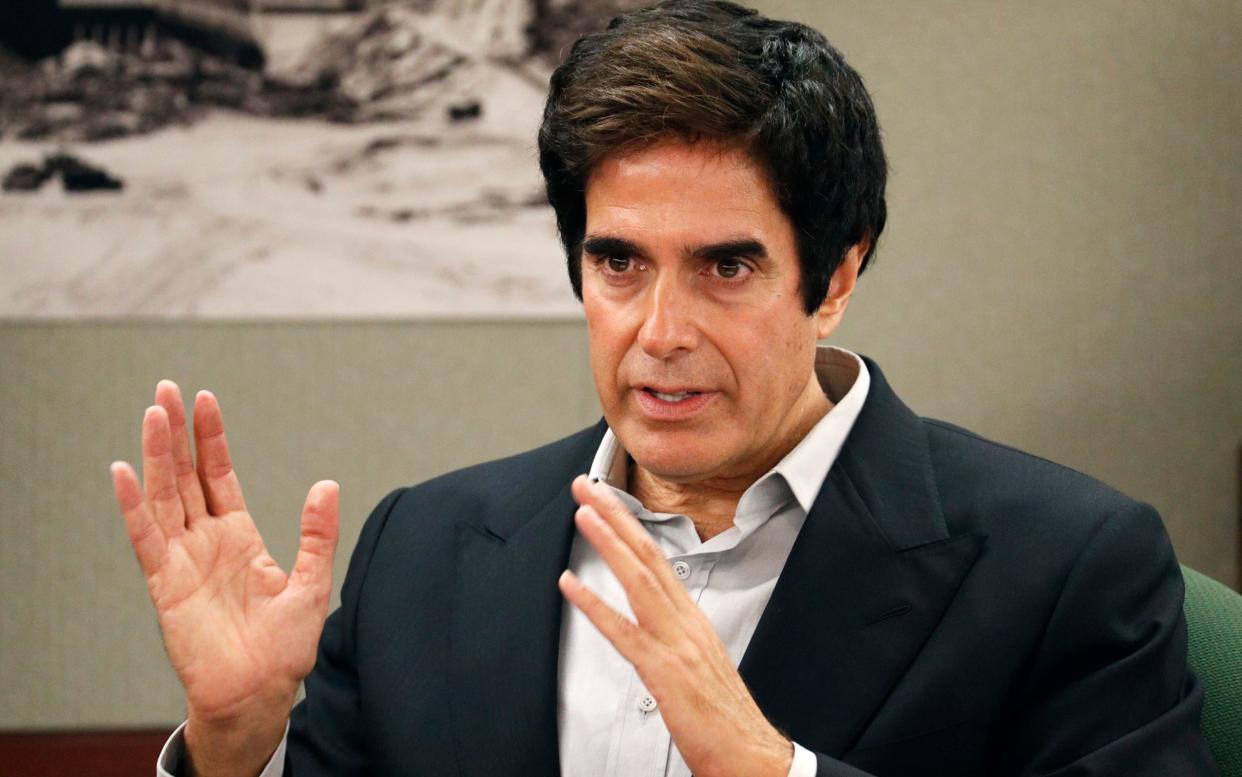 The verdict means the Briton cannot seek monetary damages from David Copperfield, pictured - AP