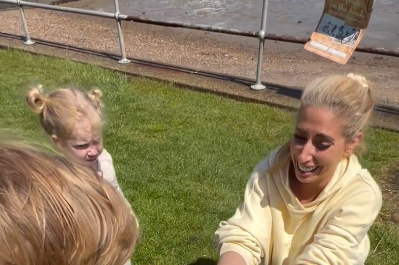 Stacey Solomon with Rex