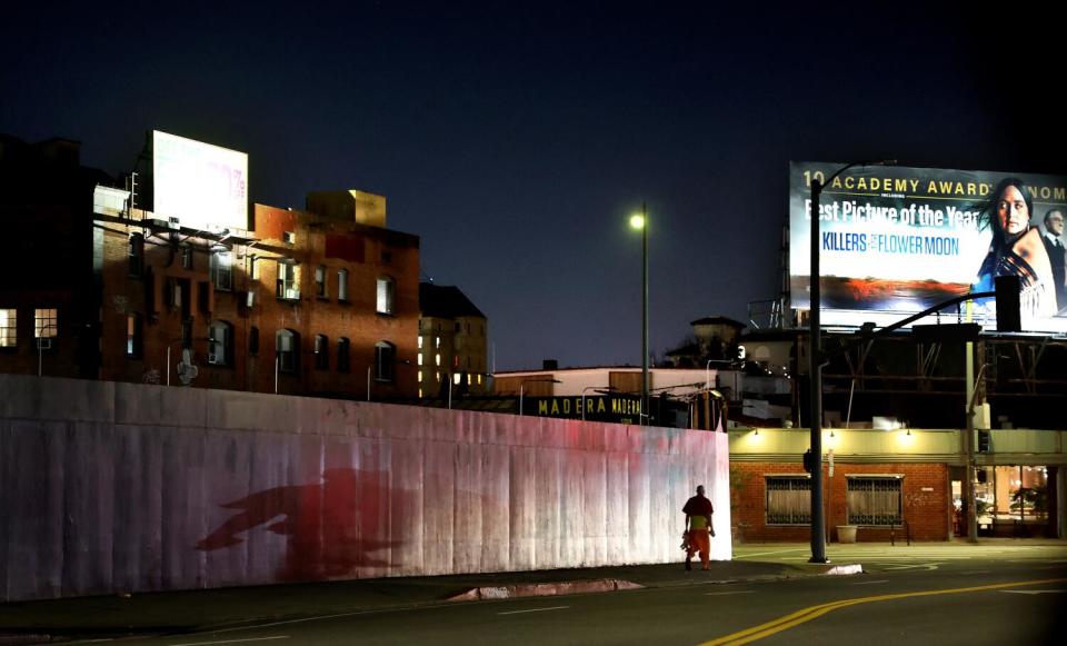 A stretch of Cahuenga Boulevard in Hollywood.