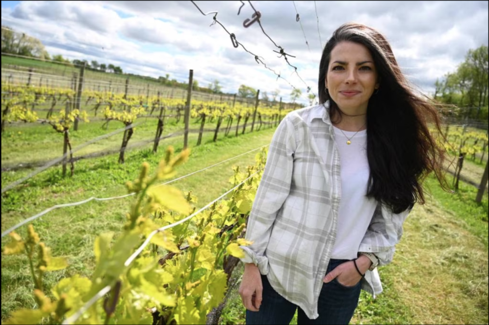 Fifth-generation Winemaker & Vineyard Manager of Loew Vineyards, Rachel Lipman.<p>Courtesy of Rachel Lipman</p>