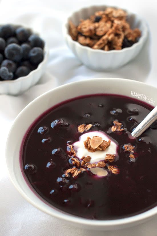 Swedish Blueberry Soup