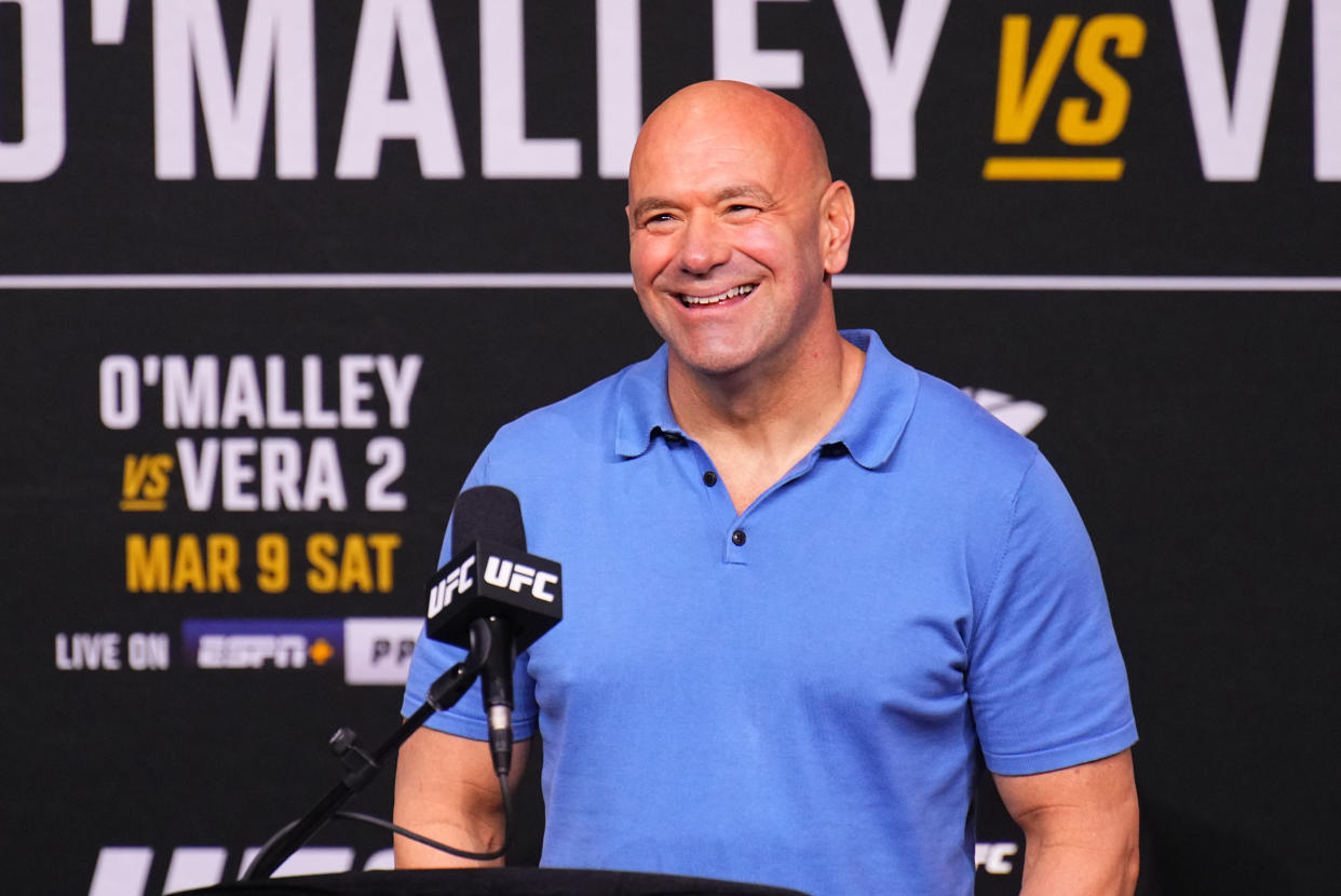 The lawsuits alleged Zuffa, the predecessor entity that owned and operated UFC, violated antitrust laws by paying fighters far less than they were entitled to receive and eliminating or hurting other MMA promoters.  (Photo by Chris Unger/Zuffa LLC via Getty Images)