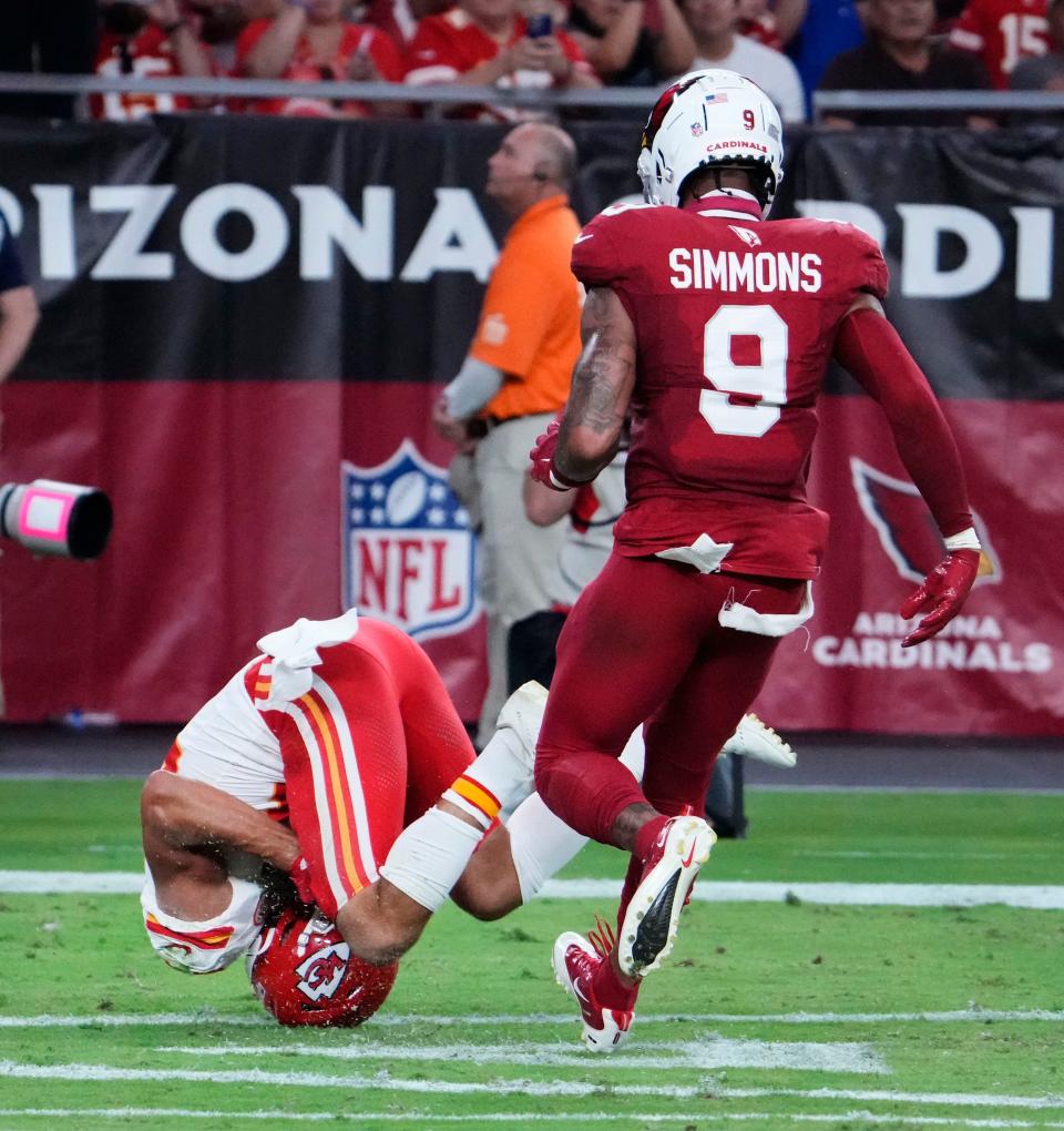 Isaiah Simmons did not impress with his performance for the Arizona Cardinals against the Kansas City Chiefs on Saturday.