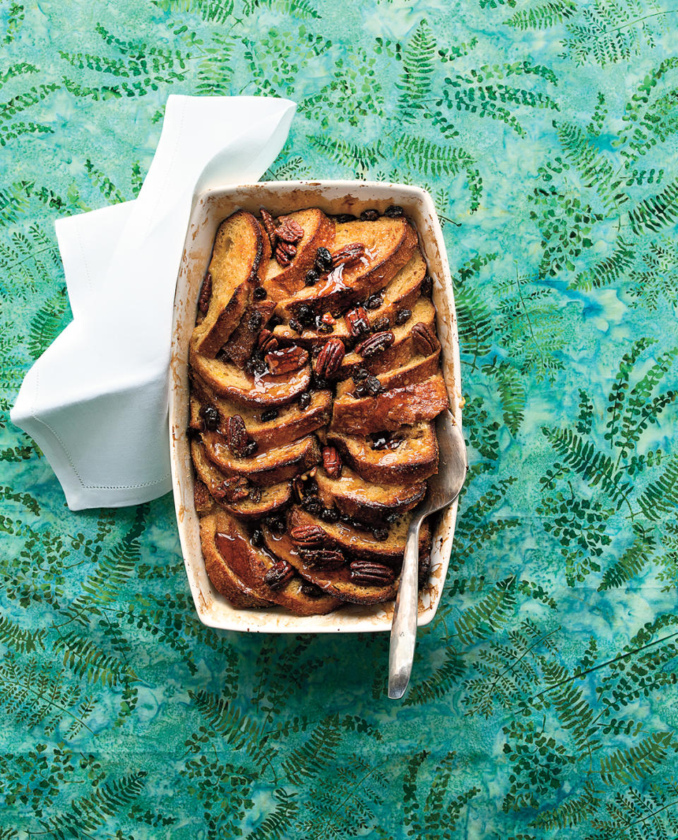 <p>Get the rich, custardy sweetness of French toast without having to cook each slice individually. Bonus: You can prep this the night before, then bake it the next morning. <a href="https://www.realsimple.com/food-recipes/browse-all-recipes/baked-french-toast-casserole" rel="nofollow noopener" target="_blank" data-ylk="slk:get the recipe;elm:context_link;itc:0;sec:content-canvas" class="link ">get the recipe</a></p>