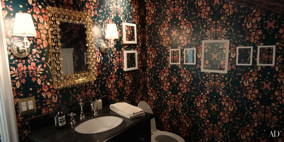 A powder room