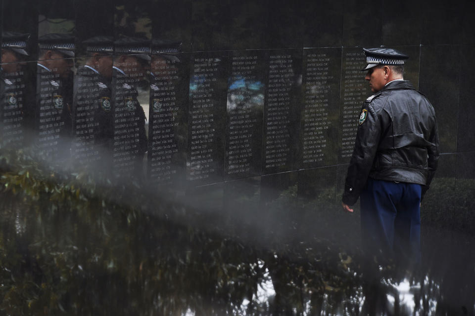 New South Wales Police Remembrance Day in Sydney