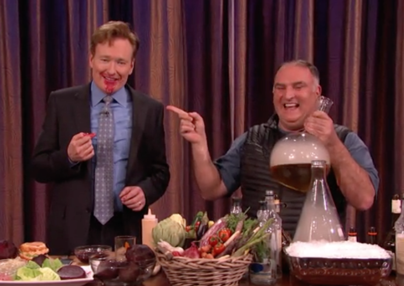 Conan O’Brien and José Andrés