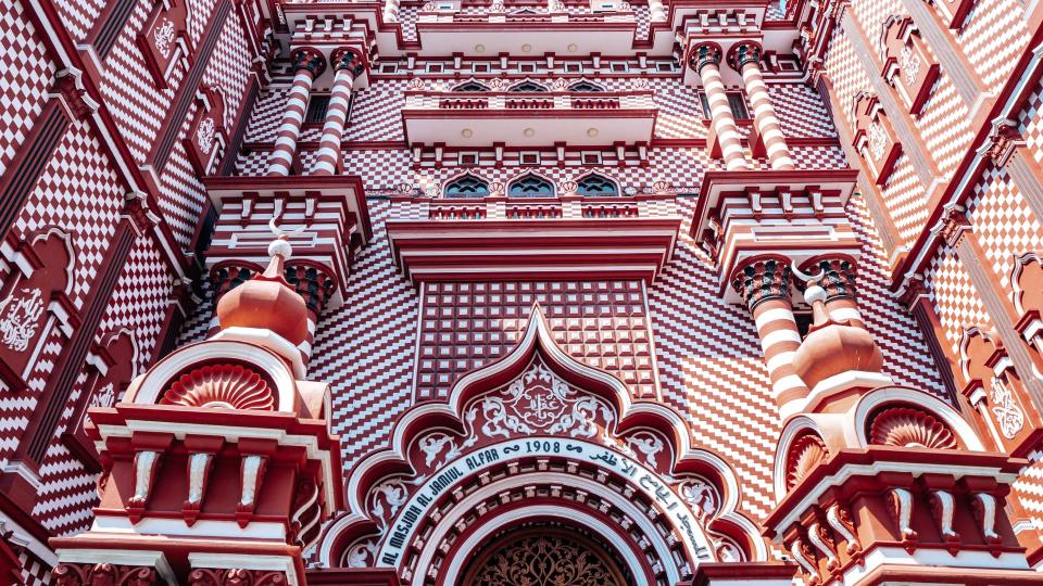 Jami-Ul-Alfar Mosque, Colombo, Sri Lanka