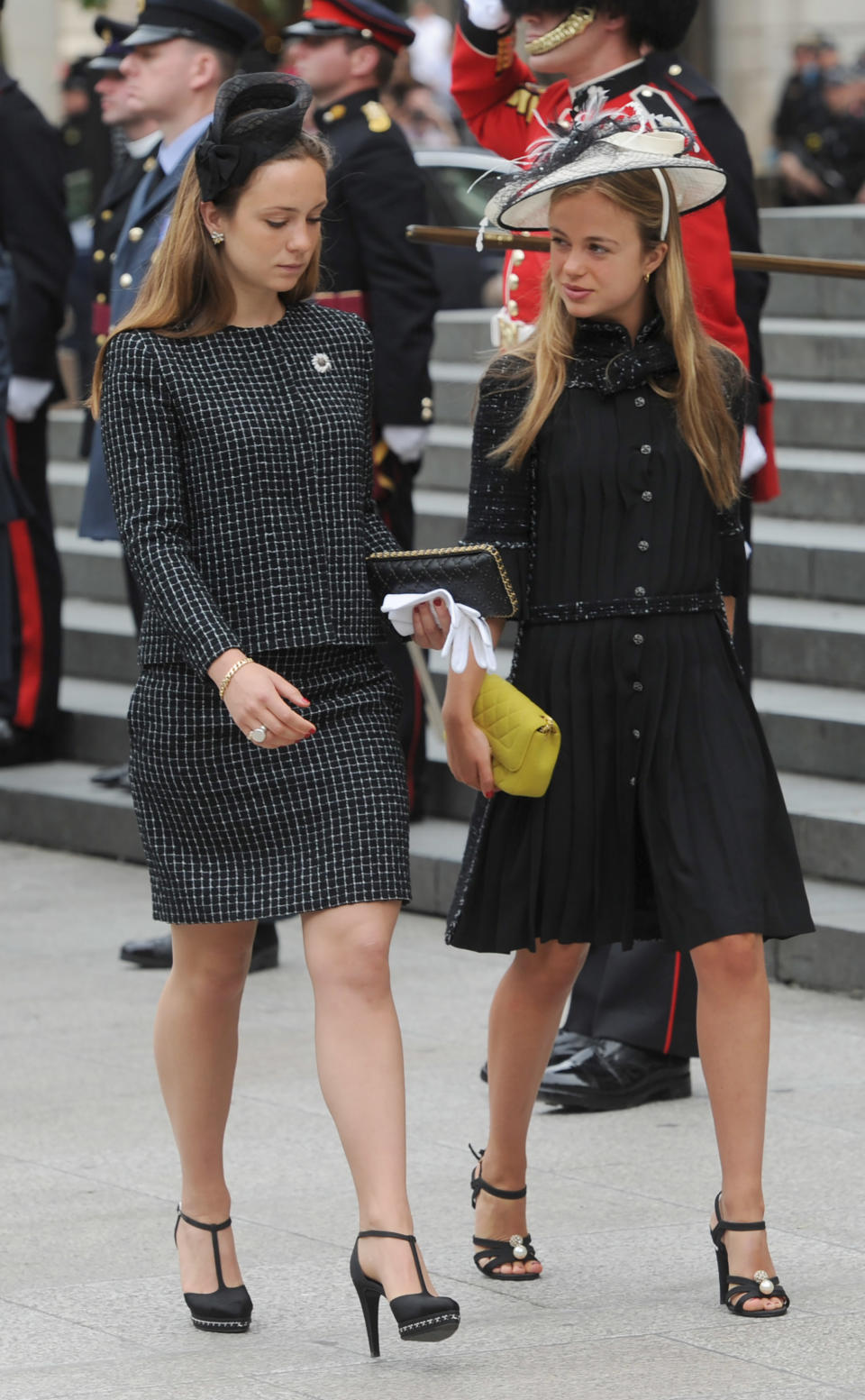 <p>Lady Amelia Windsor, daughter of George Windsor, Earl of St Andrews, wearing a Chanel dress in 2016 [Photo: Getty] </p>