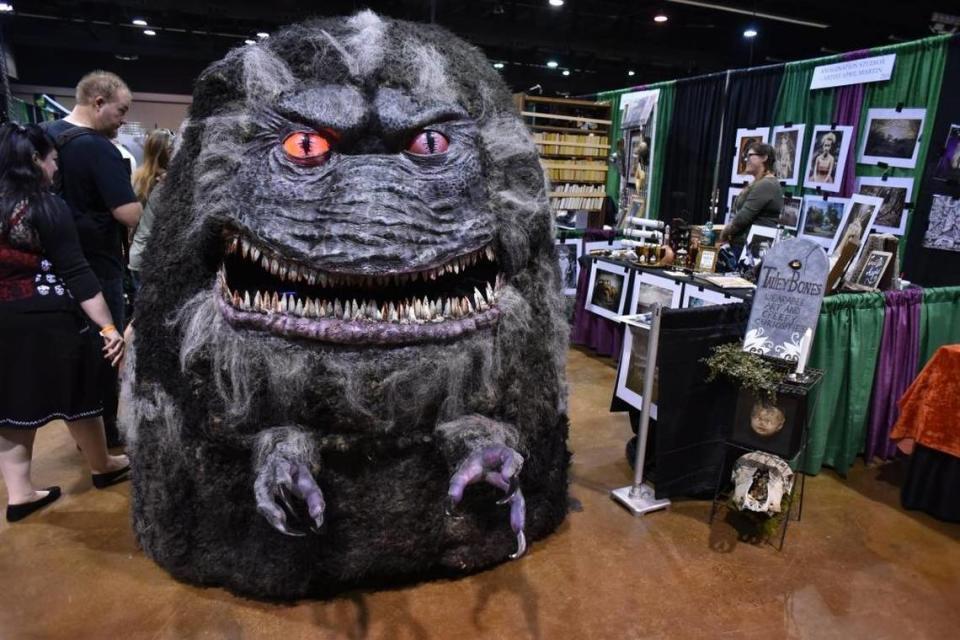 A giant model of Critter from the 1986 film “Critters” navigated the crowd at ScareFest. The 10th edition of The ScareFest in 2017.