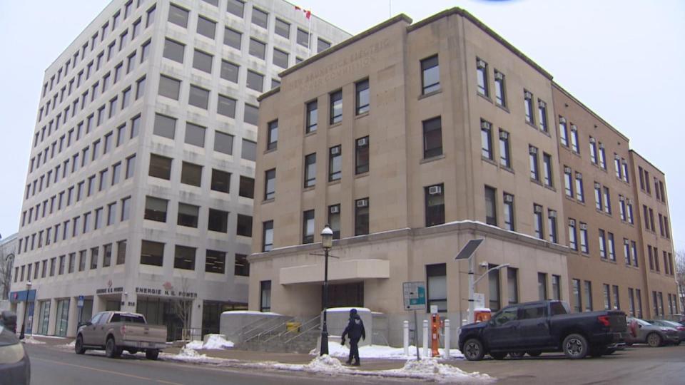 NB Power has sold both its original headquarters building in Fredericton and most recently to Toronto-based Forum Asset Management.  (Edwin Hunter/CBC News - image credit)