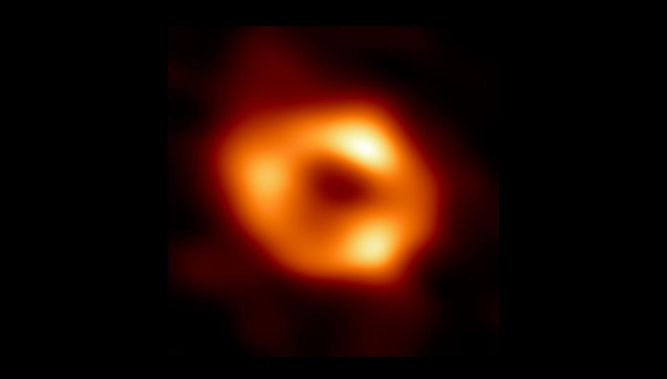 The Sagittarius A*, the supermassive black hole at the centre of our own Milky Way galaxy. (European Southern Observatory / via AFP)