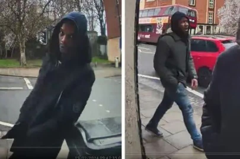 Police are appealing to identify these men