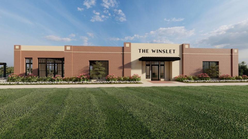 The Winslet event venue, which has had a pretty big face-lift, is close to opening at the Waterfront at 13th and Webb Road where Noah’s Event Center used to be.