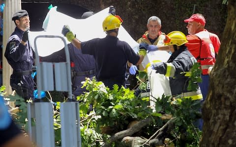 Emergency workers  - Credit: HOMEM DE GOUVEIA/EPA