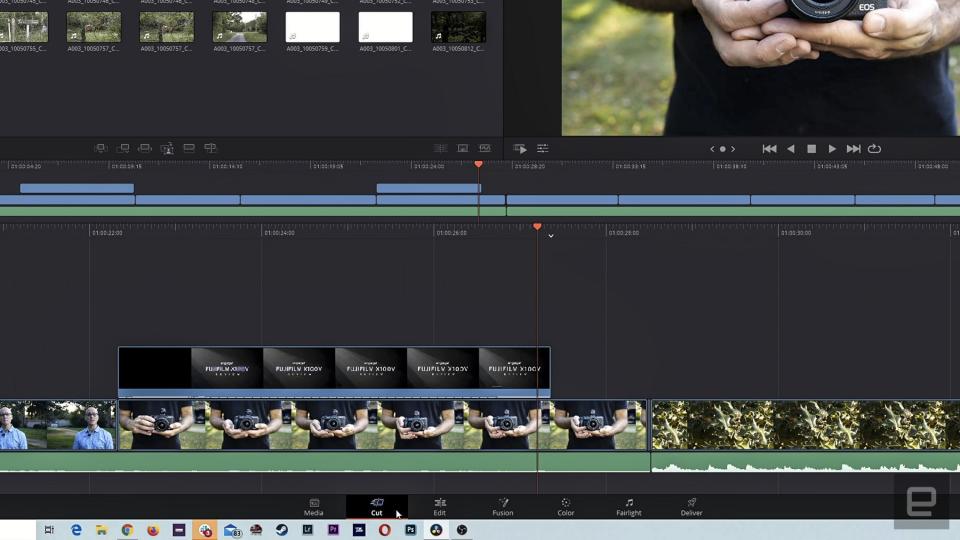 Resolve 16.2's new Cut module