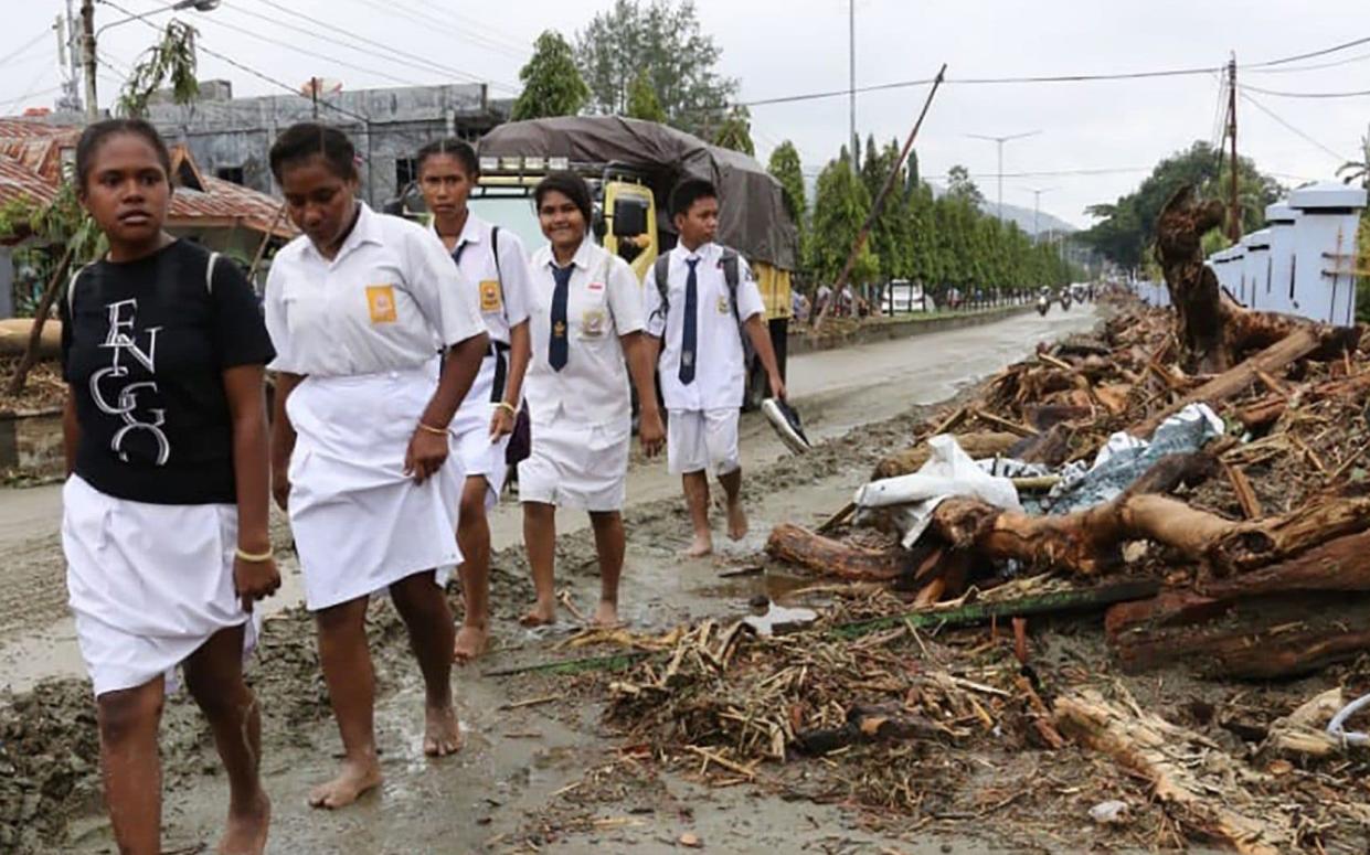 The government has issued a 14-day state of emergency in Papua - AFP