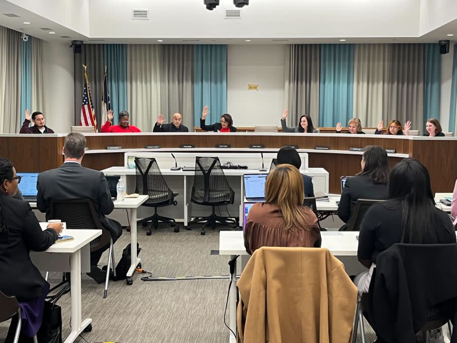 On Thursday, the Austin ISD Board of Trustees unanimously voted Matias Segura as the lone superintendent finalist | Mercedez Hernandez/KXAN News