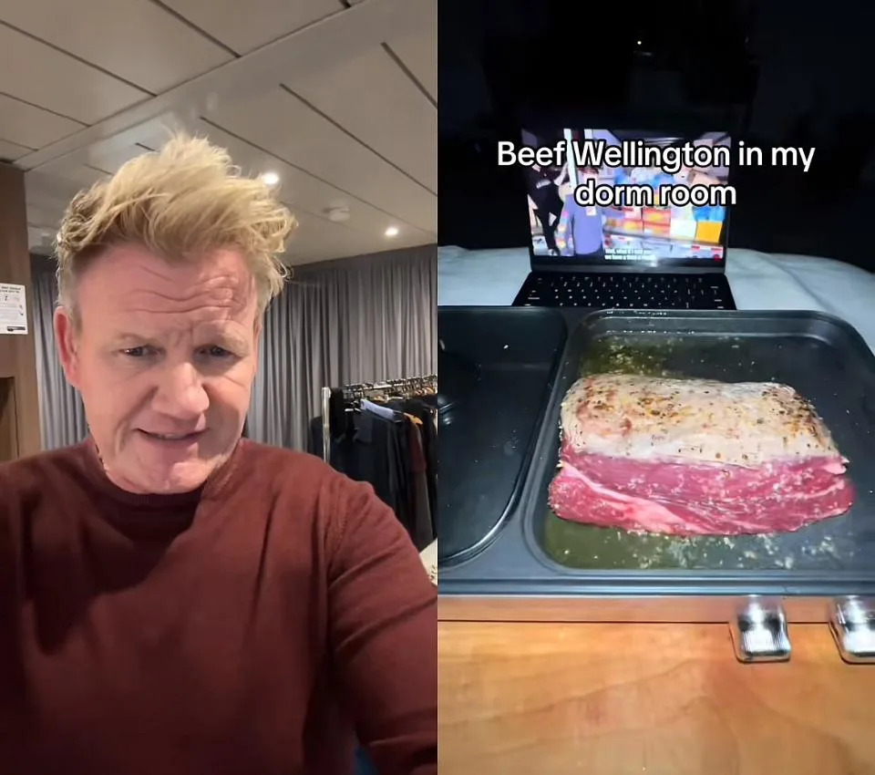 Gordan Ramsay and Lazy Pot Noodle on TikTok