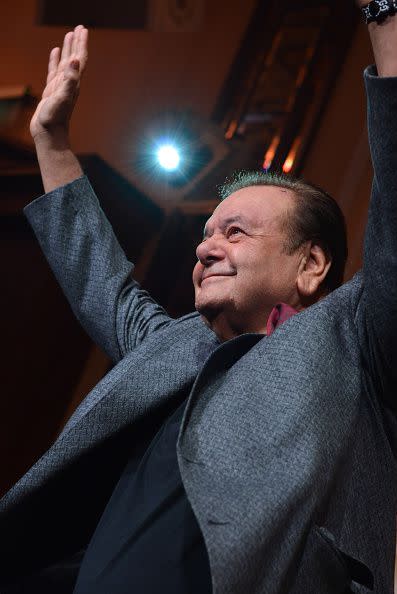 HOLLYWOOD, CA - MAY 31:  Actor Paul Sorvino just finishing singing to the the Heroes of Hollywood Fundraiser presented by the Hollywood Chamber's Hollywood Community Foundation at Taglyan Cultural Complex on May 31, 2018 in Hollywood, California.  (Photo by Chrissy Hampton/Getty Images)