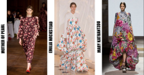 <p>Auch im nächsten Jahr geht nichts über eine bunte Blumenwiese! Emilia Wickstead war Vorreiterin dieses Trends, bei den diesjährigen Fashion-Shows zogen auch Mary Katrantzou und Perlmutt mit aufwendig bedruckten Blumenkleidern nach. (Bild: Screenshot/Yahoo Style UK) </p>