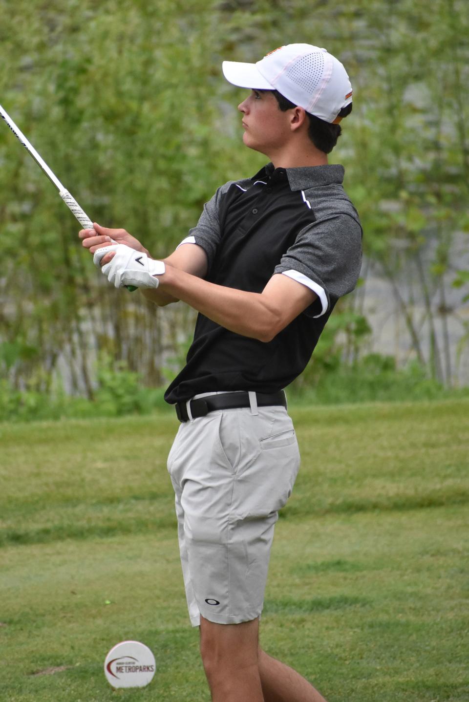Brighton's Andrew Daily shot 1-under-par 71 in the first round of the state Division 1 golf tournament.