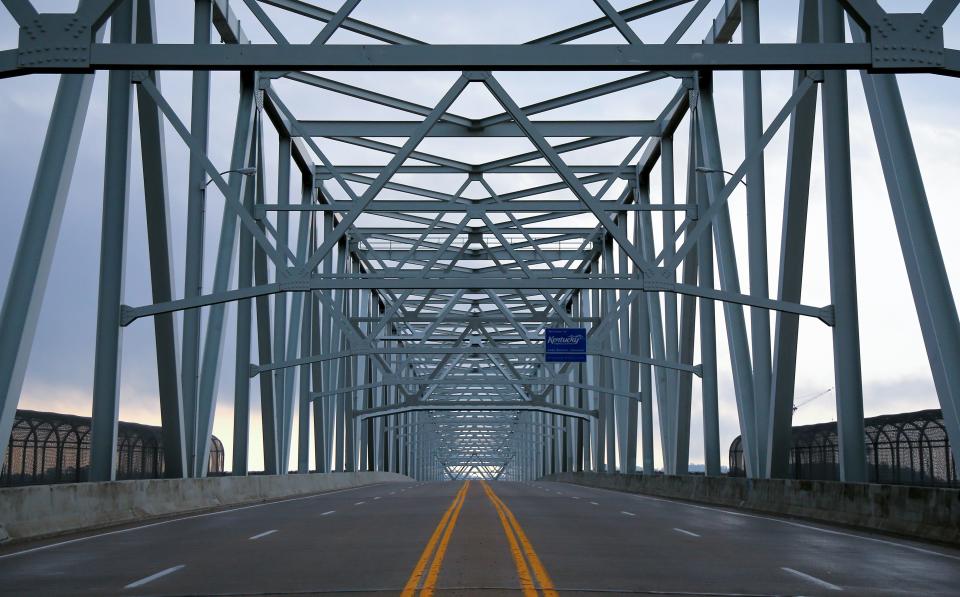 The Taylor-Southgate Bridge is part of the annual Cincinnati Flying Pig Marathon route.