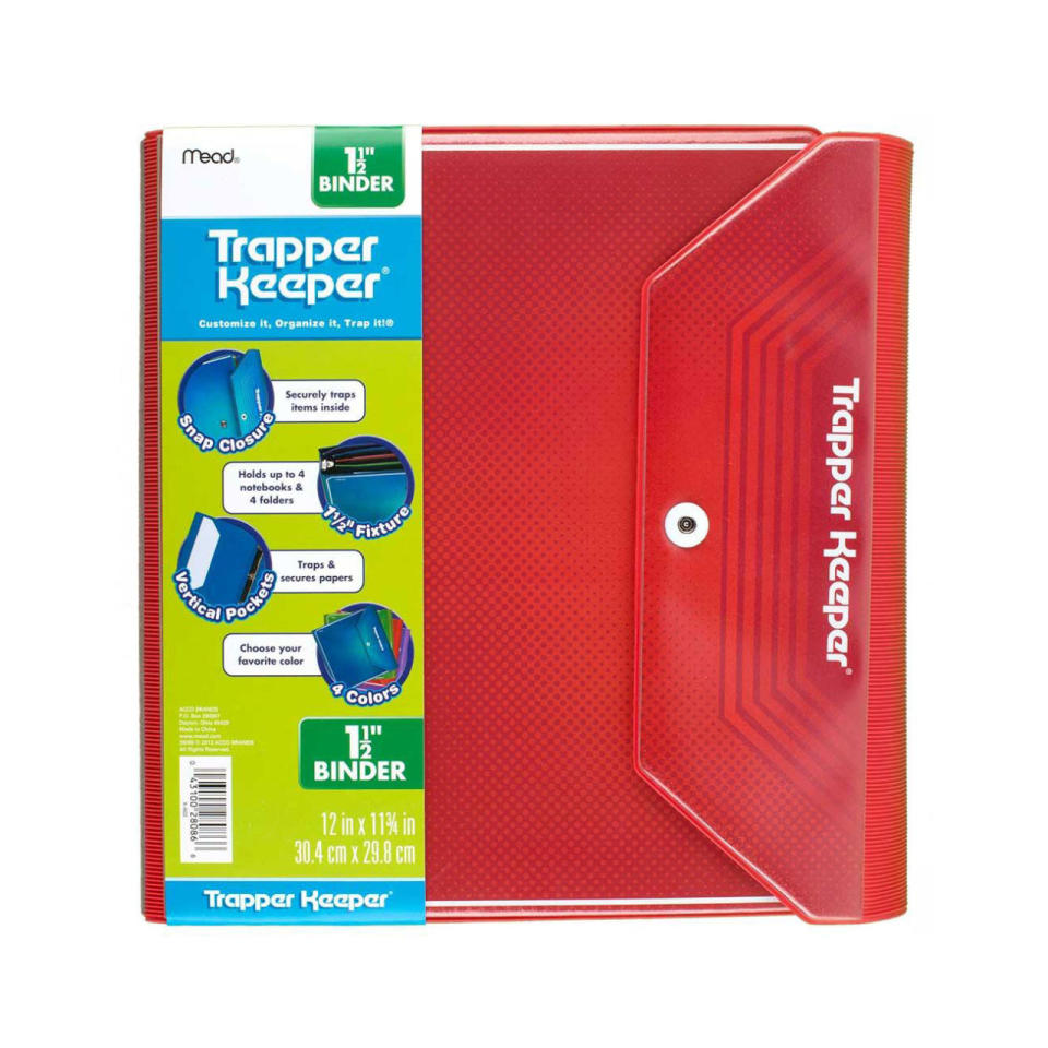 Trapper Keeper folders