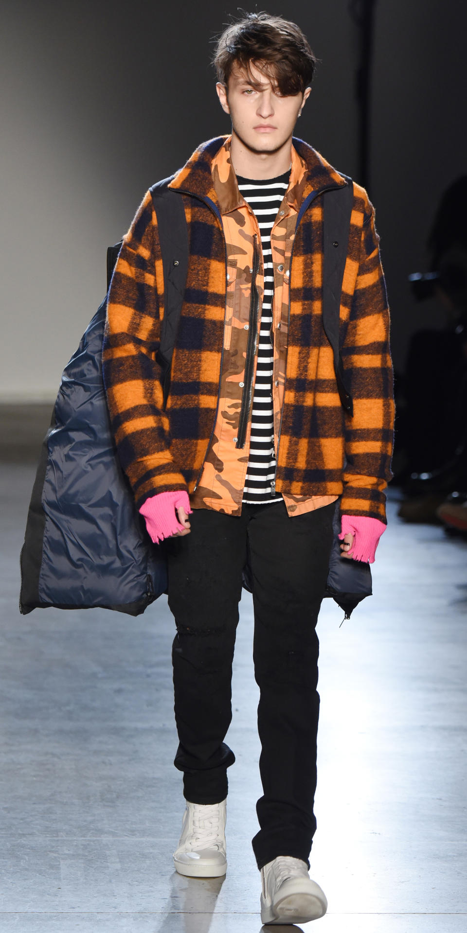 <p>Gigi and Bella's little brother had a major NYFW moment of his own at Zadig.</p>